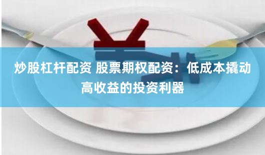 炒股杠杆配资 股票期权配资：低成本撬动高收益的投资利器